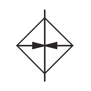 Heat exchanger (heater) symbol